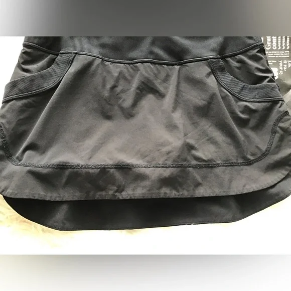 🌼Lululemon Run: For All Skirt Black Size 6 - Picture 7 of 15